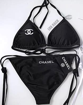 chanel bikini set|chanel swimsuits.